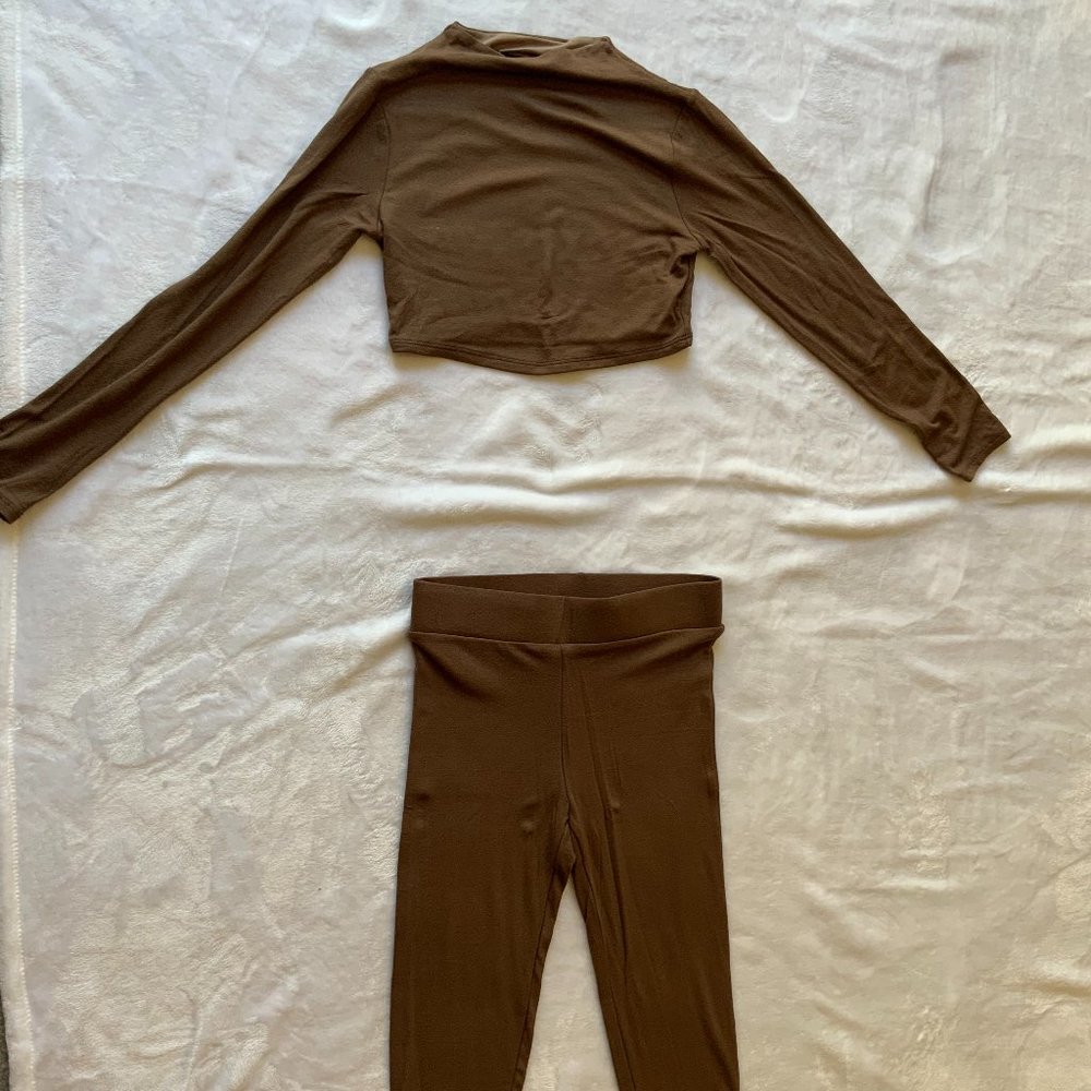 crop top two piece